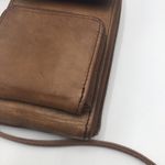 Vintage Wilson’s Tan Genuine Leather Small Crossbody Organizer Purse READ Photo 2