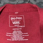 Vans Harry Potter  Gryffindor women’s medium custom fit casual short sleeve NWOT Photo 7