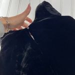 J.Crew  Women’s Black Crew Neck Sleeveless Velour Velvet Top Size  XS Photo 3