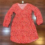 Gap long sleeve ditsy floral peasant dress with pockets size small NWT Photo 1