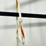 Label of Love Maxi Dress‎ Medium Linen Blend Tropical Vacation Resort Fruit White Photo 6