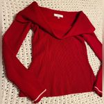 Milly Off The Shoulder Mix Top | Real Red / Pink Photo 3