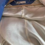 ZARA  M Longline women's Blazer Blue Single Breasted Notch Lapel Oversized‎ Photo 10