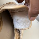 Freda‎ Salvador Nude Woven Spanish Leather Slip On Pointed Toe Keen Mules 6.5 Tan Photo 6