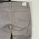 Hudson Jeans NWT Hudson Loulou‎ Tuxedo Skinny Jeans Gray with Yellow Stripe Size 25 Photo 3