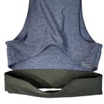 Outdoor Voices  Small Slashback Crop Top Stretch Lined Heathered Multi Activewear Photo 3