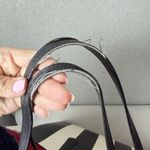 Kate Spade Molly Large Tote Bag Black White Stripes with Pink Interior Photo 15