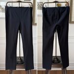 Veronica Beard  Dark Blue Flat Front Ankle Dress Pants $350 8 Photo 1