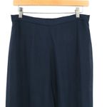 St. John NWT Evening Chiffon Silk Layered Wide Leg Navy Dress Pants 10 Photo 1