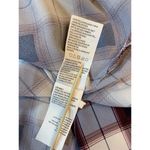 prAna  Oversized Plaid Flint Snap Front Collard Maxi Shirt Dress Outdoorsy Preppy Photo 6