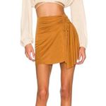 Free People Who's that Mini Skirt Cathaway Spice Gold Size S Photo 1