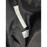 Vintage 1990s Erika Taylor Black Satin Short Slip Gown Size Large Lingerie Size M Photo 1