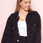 Brandy Melville NWOT  Black Denim Jacket Photo 0