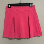 Kinesis pink cotton pleated athletic tennis mini skort skirt women’s size medium Photo 0