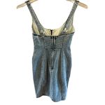 Hello Molly Denim Body Con Mini Dress Photo 3