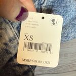 We The Free Free People Distressed Blue Denim Jacket Photo 4