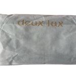 Sole Society  Marlee Woven Fold Over Faux Leather Cross Body Clutch Photo 11