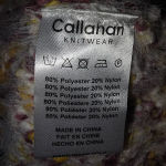 Callahan Anthropologie Womens Garland‎ Speckled Eyelash Cardigan Sweater XS Pink Photo 4