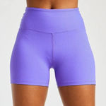 Year of Ours Volley Short Grape Purple Ribbed Biker Shorts Athletic NWT Size XL Photo 0