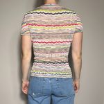 Missoni  MADE IN ITALY Zig Zag Multicolor Shortsleeve Top Sz S/M Photo 1