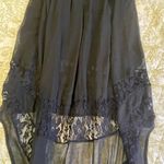 BCX 🖤  Strapless Faux Leather & Lace High-Low Dress – Size 3 Photo 7
