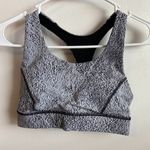 Lululemon  Power Luxtreme Spray Jacquard White Black Circuit Breaker Bra Photo 4