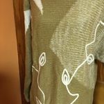 Vintage 80s earthy vine n leaves sweater Size M Photo 7