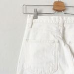 AGOLDE  Riley High Rise Straight Crop Jeans in White Size 23 Photo 6