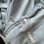 Norma Kamali  Strapless Diana Pickleball Dress Women's XS blue Photo 2