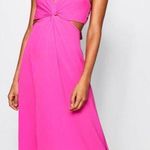 Long Hot Pink Dress Size M Photo 0