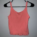 Old Navy NWOT  Fitted Cropped Lettuce-Edge Rib-Knit Tank Photo 0