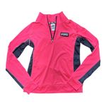 PINK - Victoria's Secret Victoria's Secret Ultimate Quarter Zip PINK small bright pink & gray pullover​ Photo 4