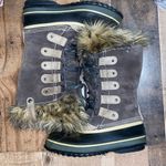 Sorel Winter Boots waterproof Joan of Arctic lace up leather faux fur 6 Photo 1