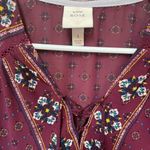 Knox Rose  Boho Floral Tunic Blouse Women’s Small Photo 7