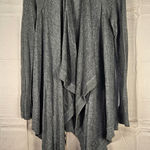 Lululemon  Womens Gray Drape Front Cardigan Sweater Large XL Photo 0