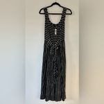 Torrid NWT  Black & White Stripe Rib Culotte Jumpsuit Boho Playsuit Wide Leg Photo 1