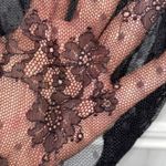 Maje black blouse lace shirt small Photo 4