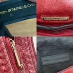 Rebecca Minkoff Muted Red Vanity Distressed Leather Saddle Bag Crossbody Photo 14