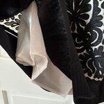 Ulla Johnson  Francesca Satin Trim Floral Appliqué Black White Midi Skirt Size 4 Photo 9
