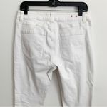 CAbi  High Slim Distressed White Denim Jeans Style 5305 Size 6 Photo 8