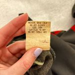 Saint Tropez West Black Dress with Red Flowers Photo 6