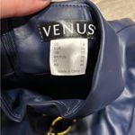 Venus  Navy Blue Sleeveless Top with Gold Accents 4 NWOT Photo 3