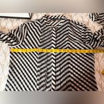 Armani Exchange Long Sleeve Button Down Sheer Ruffle Striped Top Size L Photo 6