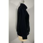 Zelos  Womens Full Zip Teddy Sherpa Mixed Medía Sweater Jacket Size M Black Photo 3