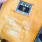 Frye  • Sabrina Double Buckle Boot ankle bootie black leather block heeled moto Photo 6