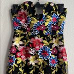 Milly  Strapless Artem Spanish Garden Embroidery Midi Dress, Size 6, NEW Photo 11