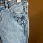 LC Lauren Conrad skinny mid rise embroidered jeans | 2 Photo 1