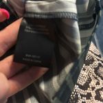 Badgley Mischka  nwt $395 Dark Green Striped Shirt gorgeous floral back size 10 Photo 8