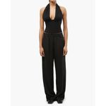 We Wore What  Halter Top in Black Small New Womens Sleevless Tank Photo 7