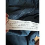 ZARA NWT  Crop Top Blouse, Mock Neck, long sleeve, ruched hem in blue size medium Photo 9